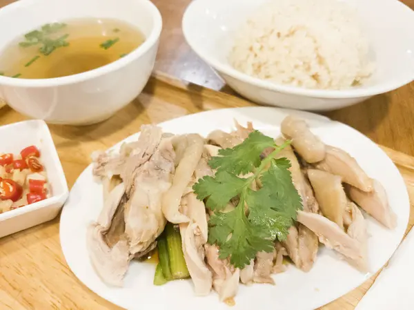 Nasi ayam Hainan — Stok Foto