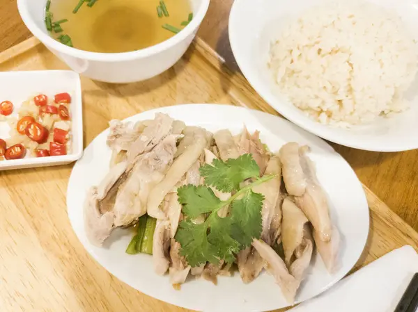 Arroz de pollo Hainanés —  Fotos de Stock