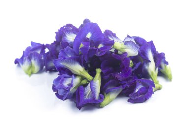 Bir grup Kelebek bezelye çiçeği. 