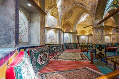 Sultan Amir Ahmad 'ın iç mimari hamamı, Kashan, İran
