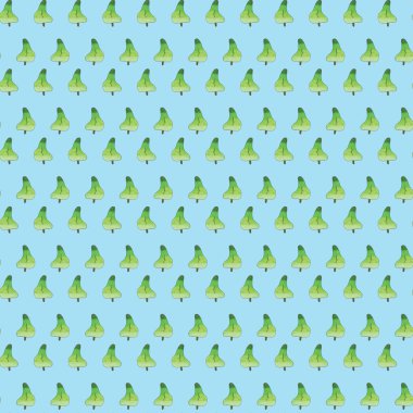 Noel ağaçları el seamless modeli çizilmiş