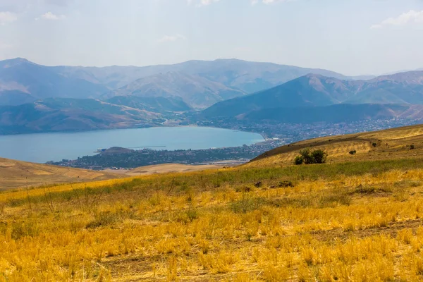 Van Lake Östra Turkiet Provinsen Bitlis Panoramautsikt Över Sjön Van — Stockfoto