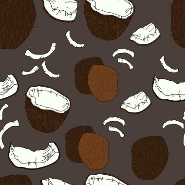 Hindistan cevizli kusursuz arkaplan.