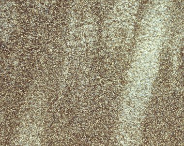 Bakır ve bronz nesnelerin desenli arka planı 