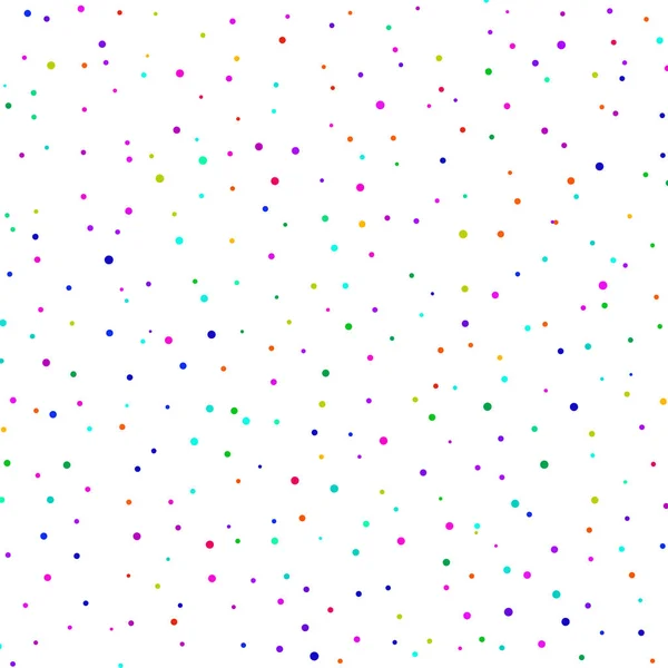 Confettis Multicolores Sur Fond Blanc — Image vectorielle