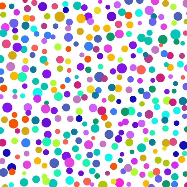 Multicolored Confetti White Background — Stock Vector