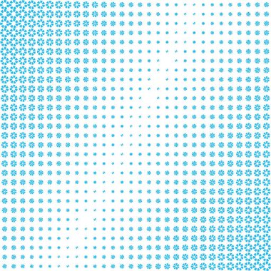 Beyaz üzerine soyut çiçekli arkaplan