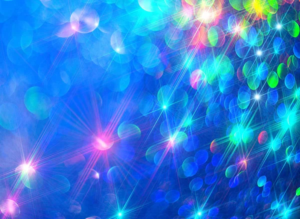 Colored Background Glowing Stars — Stock Photo, Image