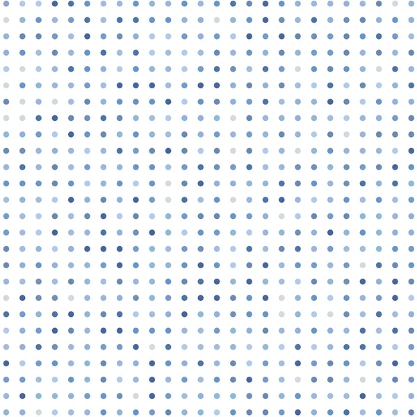 Pois Bleus Sur Fond Blanc — Image vectorielle