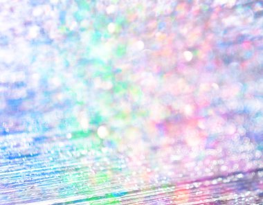 Soyut ışıkların turkuaz arkaplanı  