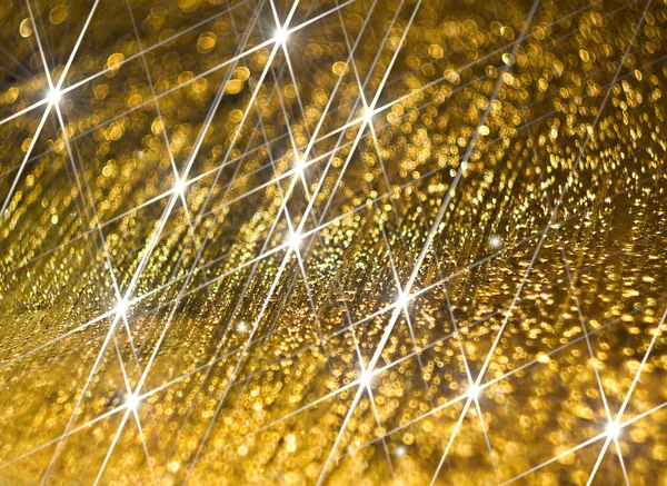 Goldener Hintergrund Mit Einem Stern — Stockfoto