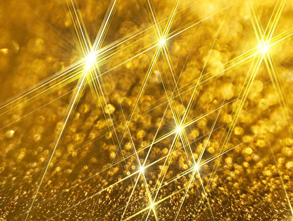 Yıldızlı Altın Arkaplan — Stok fotoğraf