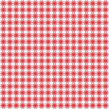 Beyaz arkaplanda soyut kırmızı çiçekler