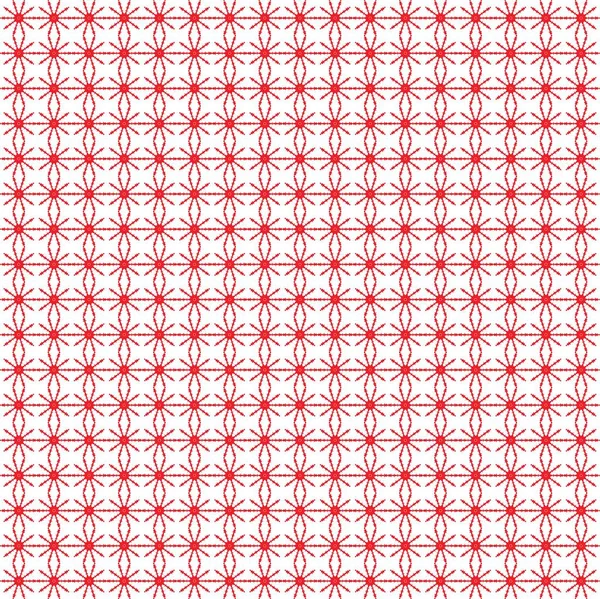 Абстрактные Красные Цветы Белом Фоне — стоковый вектор