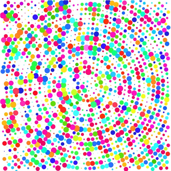 白色背景上的彩色圆圈 — 图库矢量图片