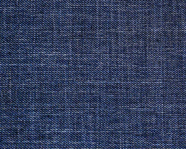 Textured Blue Natural Fabric — Stock Photo, Image