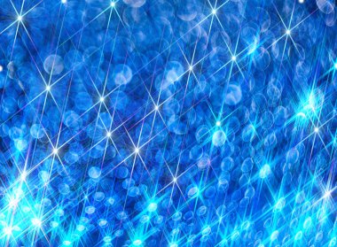 Soyut ışıltının mavi arkaplanı