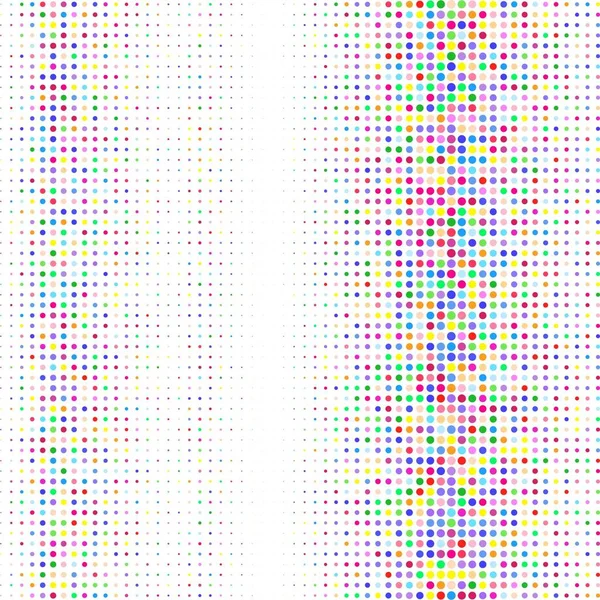 Pois Multicolores Sur Fond Blanc — Photo