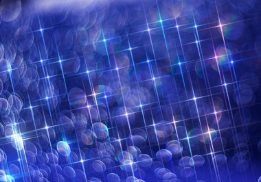 soyut ışıkların mavi arkaplanı