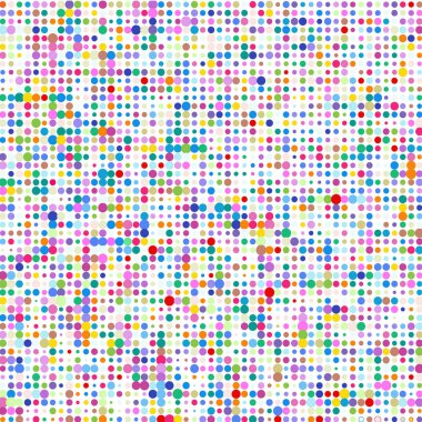  Beyaz arkaplanda renkli benekler