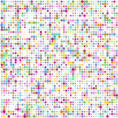  Beyaz arkaplanda renkli benekler