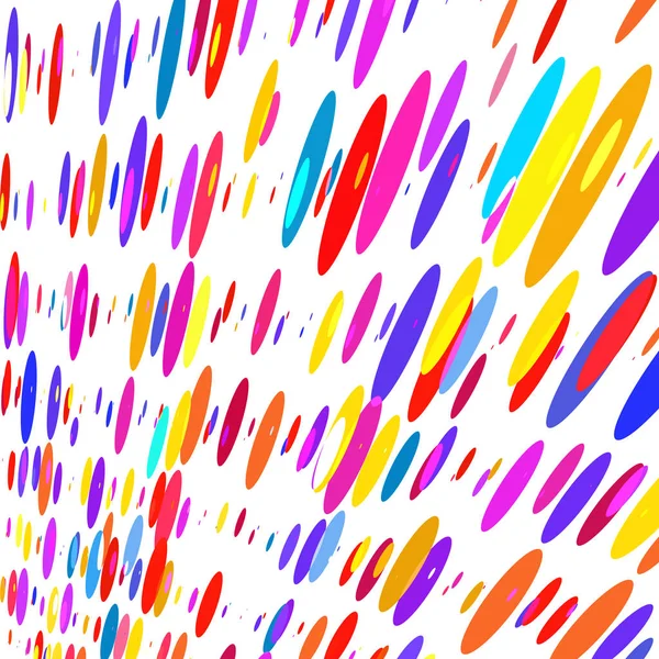 Beyaz arkaplanda çok renkli ovaller  