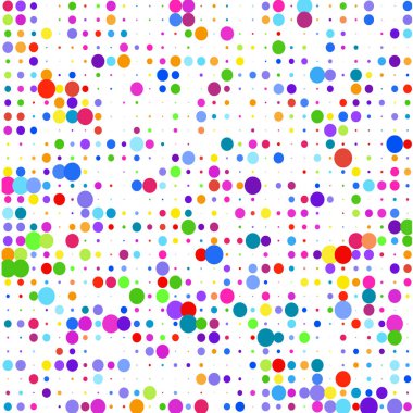 Beyaz arkaplanda çok renkli çemberler  