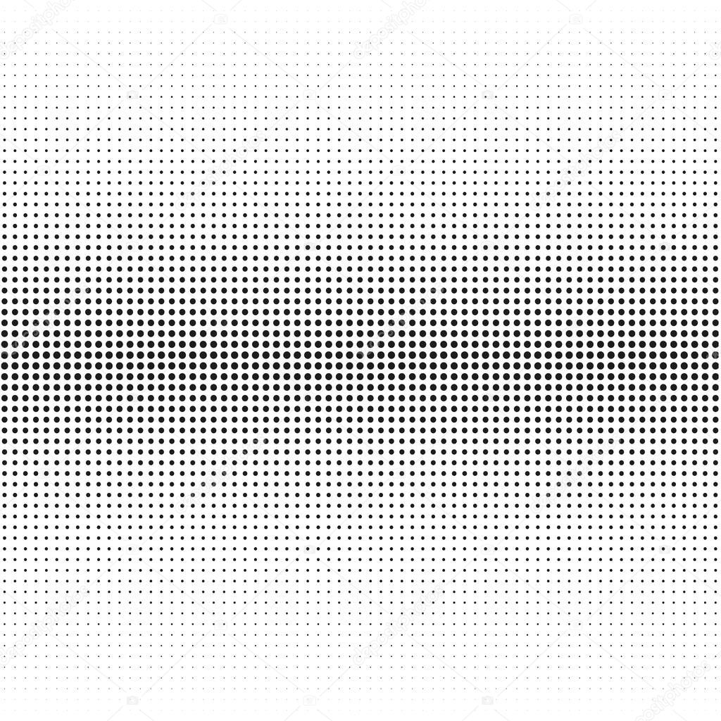 Black  dots on the white background