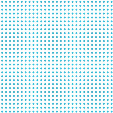 Beyaz arka plan üzerinde turkuaz polka noktaları   
