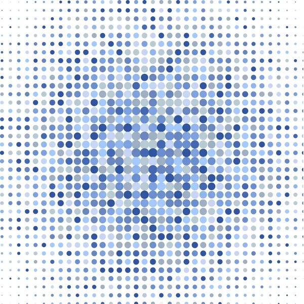 Мозаика Голубыми Точками Белом Фоне — стоковый вектор