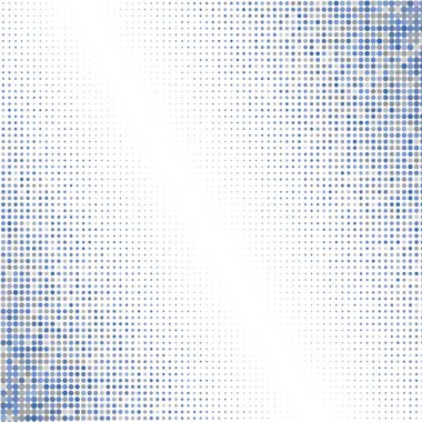 Mavi ve gri noktalı beyaz arka plan 