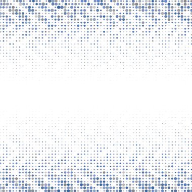 Mavi ve gri noktalı beyaz arka plan 