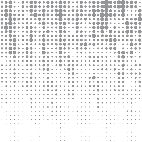 Graue Punkte Auf Weißem Hintergrund — Stockvektor