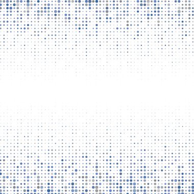 Mavi ve gri noktalı beyaz arka plan 