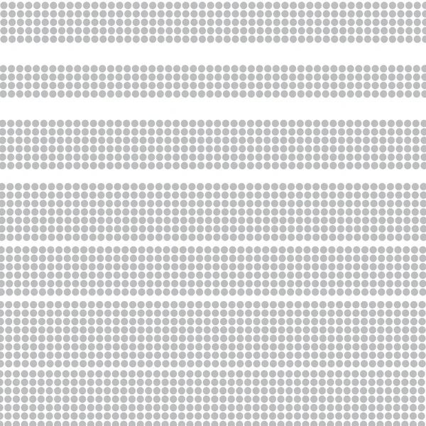 白色背景上的灰点条纹 — 图库矢量图片
