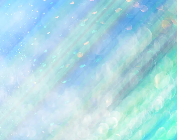 Turquoise Background Shining Drops Water — Stock Photo, Image