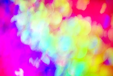 Bokeh ile renkli arkaplan