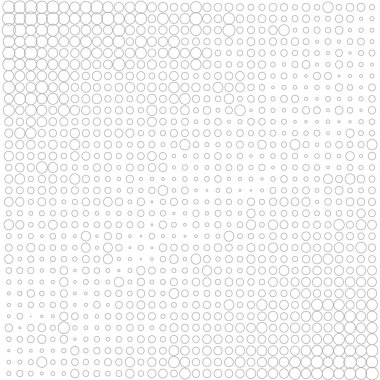 Beyaz arkaplanda gri daireler    