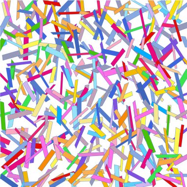 Beyaz arkaplanda çok renkli çubuklar 