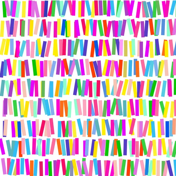 Multicolored Sticks White Background — Stock Vector