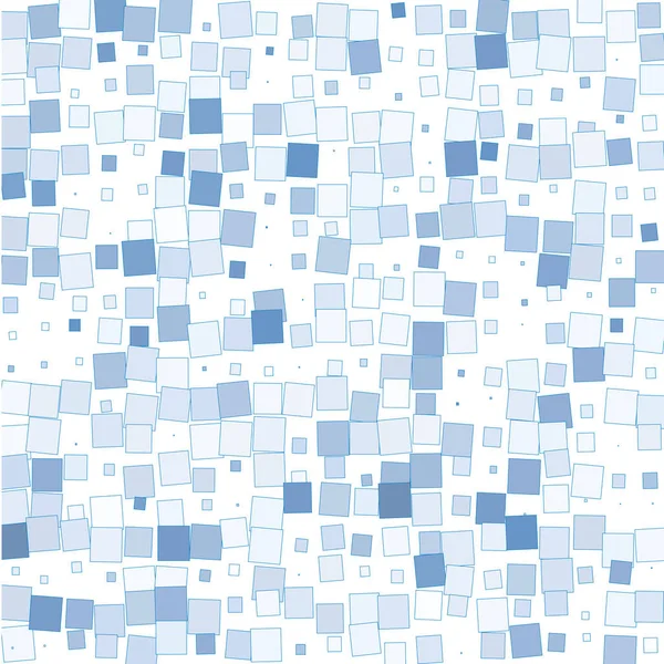 在白色背景上的蓝色正方形 — 图库矢量图片