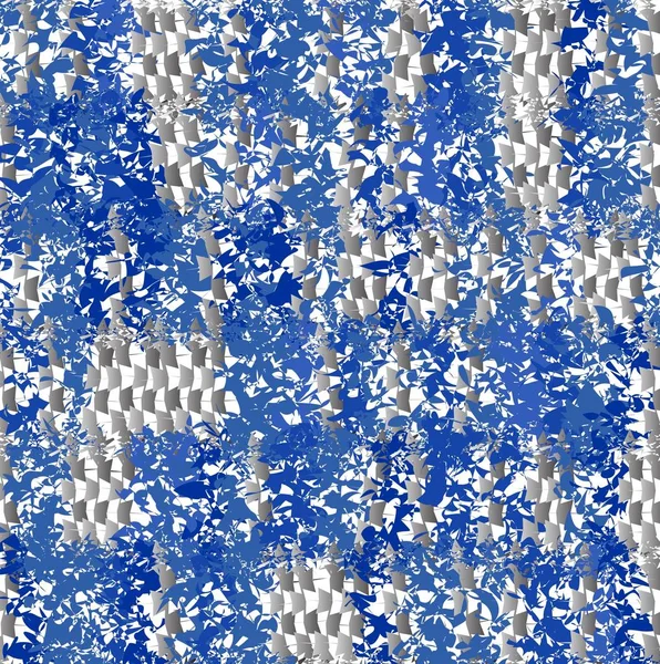 Blauwe Metalen Vlekken Wit Oppervlak — Stockvector