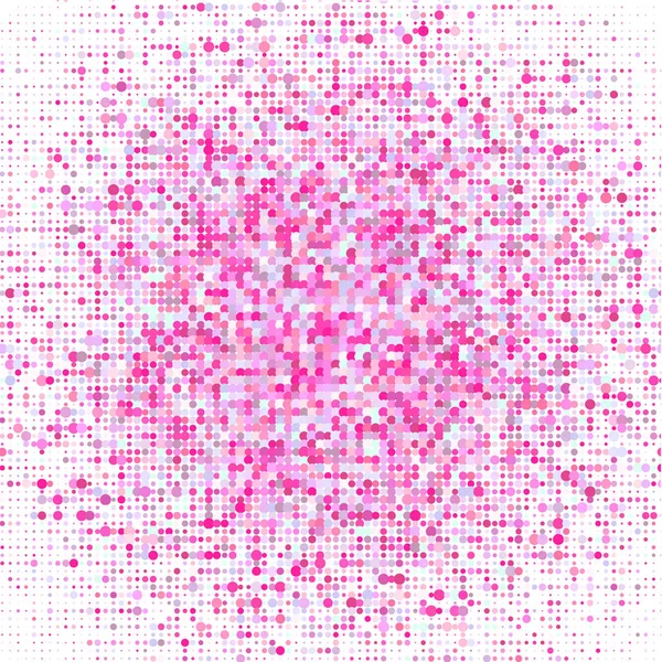 白色背景上的粉红点 — 图库矢量图片