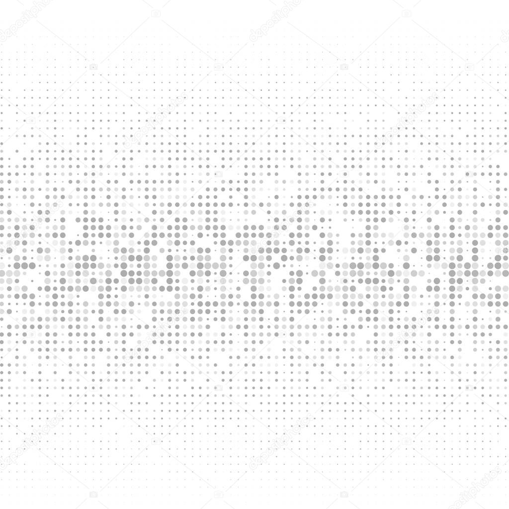 Grey dots on white background   