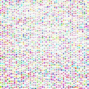 Beyaz arkaplanda çok renkli çemberler