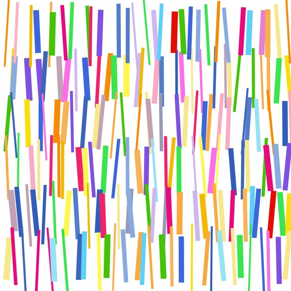 Multicolored Sticks White Background — Stockový vektor