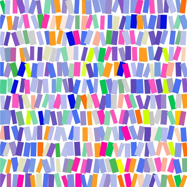 Palos Multicolores Sobre Fondo Blanco — Vector de stock