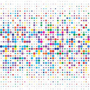    Beyaz arkaplanda renkli benekler 