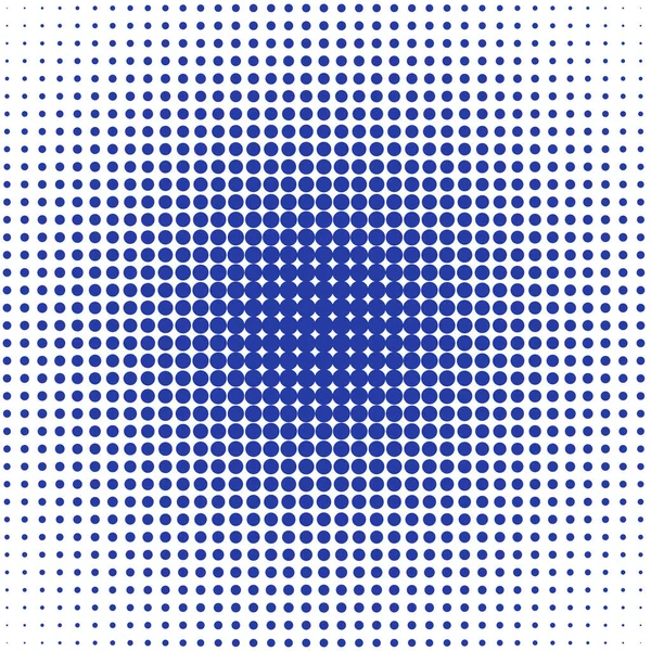 Blaue Punkte Auf Weißem Hintergrund — Stockvektor