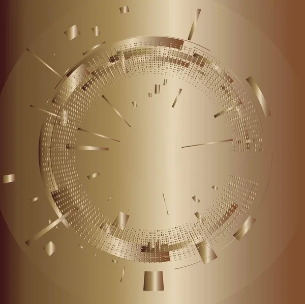 抽象背景与时钟 — 图库矢量图片